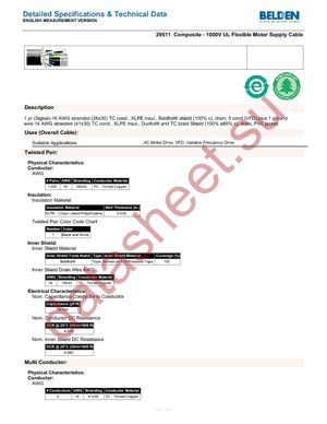 29511 010500 datasheet  